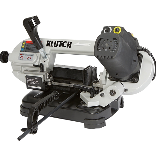 Klutch Benchtop Metal Cutting Band Saw - 5in x 4-7/8in, 400 Watts & 110-120V