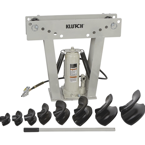 Klutch 16-Ton Air/Hydraulic Pipe Bender - 3in. Capacity