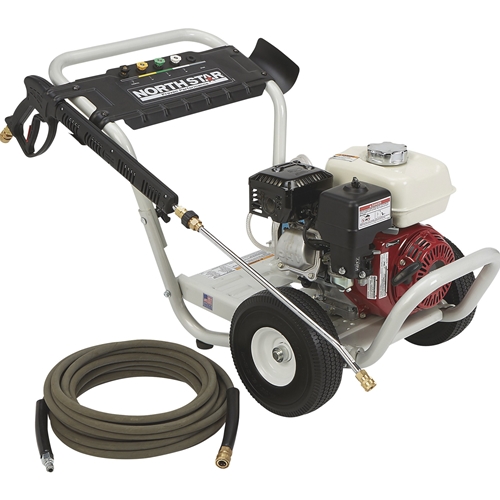 NorthStar Gas Cold Water Pressure Washer - 3300 PSI, 2.5 GPM, Honda Engine & Aircraft-Grade Aluminum Frame