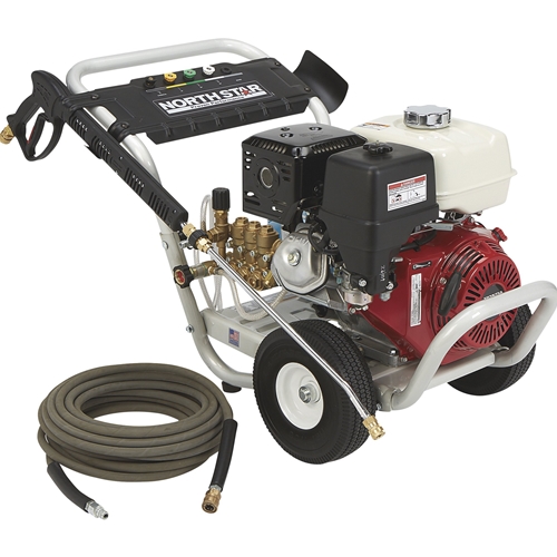 NorthStar Gas Cold Water Pressure Washer - 4200 PSI, 3.5 GPM, Honda Engine & Aircraft-Grade Aluminum Frame