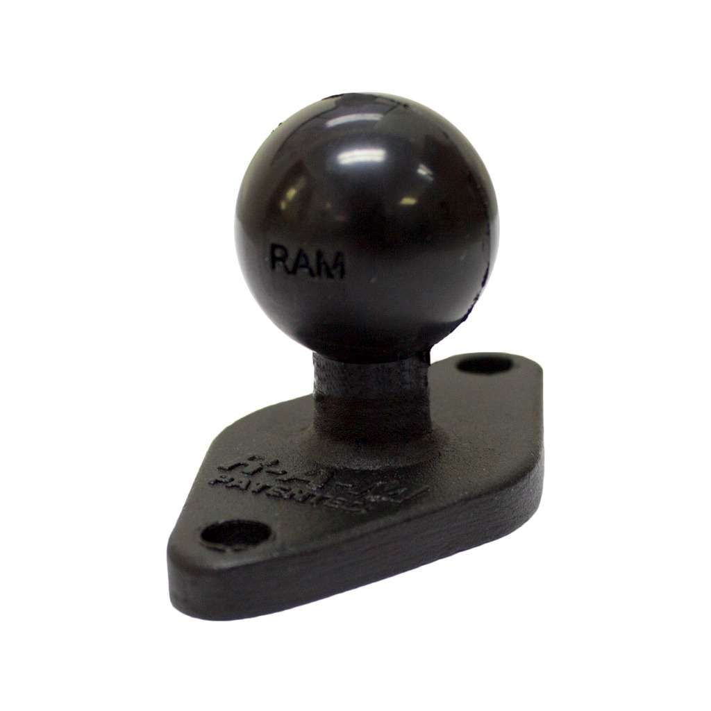 Ram Mount 1" Ball Diamond Base RAM Mount with Diamond Plate