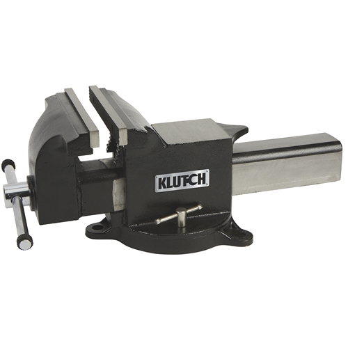 Klutch Heavy-Duty Bench Vise - 8in Jaw Width