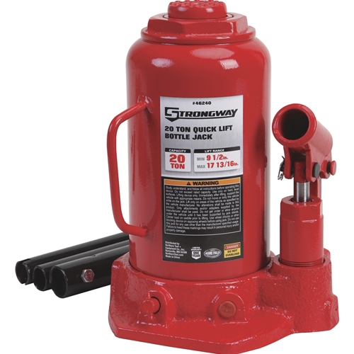 Strongway 20-Ton Hydraulic Quick Lift Bottle Jack