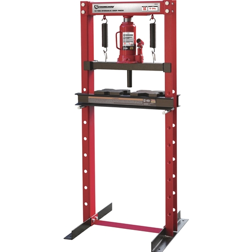 Strongway 12-Ton Hydraulic Shop Press