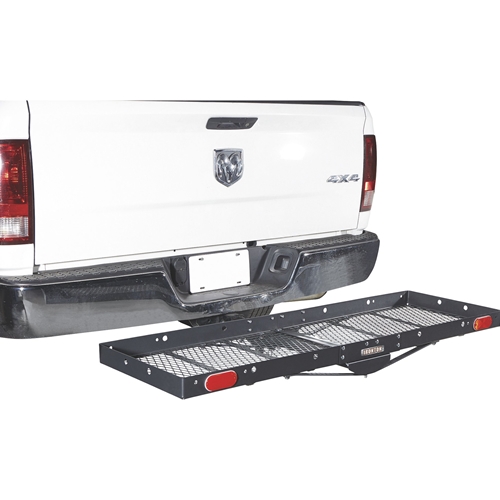 Ironton Steel Folding Hitch Cargo Carrier - 750-Lb Capacity & Black