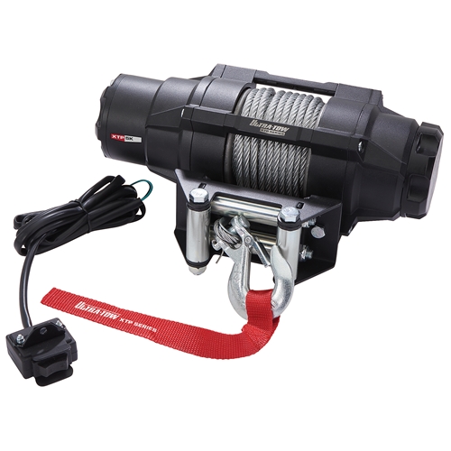 Ultra-Tow XTP 12-Volt DC Powered Electric ATV/UTV Winch - 5000-Lb Capacity & Steel Wire Rope