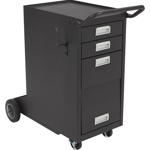 Klutch Deluxe 3-Drawer Welding Cabinet with Enclosed Storage