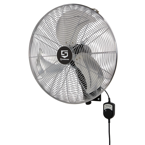 Strongway Oscillating Wall-Mount Fan - 20in & 3600 CFM