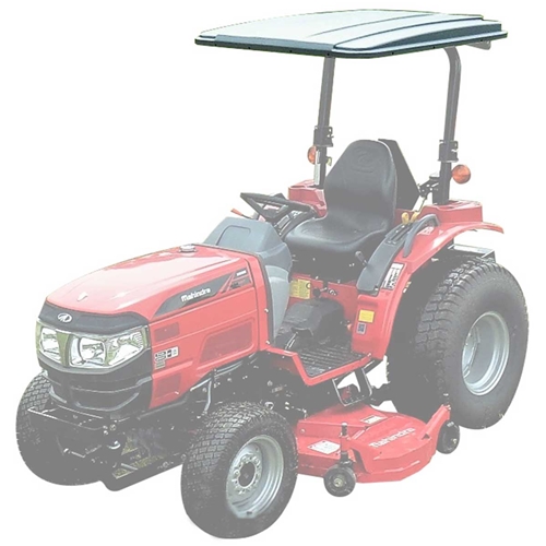 Jrco Eclipse Universal Tractor Canopy - Black - 45-In. x 50-In.