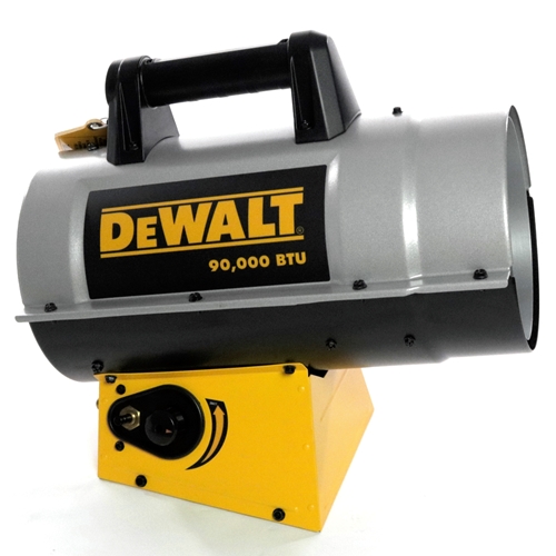 DEWALT Forced Air Heater | DXH90FAV | 50K/90K BTU/hr | Propane