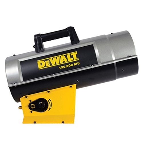 DEWALT Forced Air Heater | DXH150FAV | 110K/150K BTU/hr | Propane