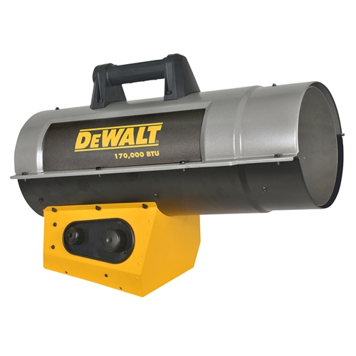 DEWALT Forced Air Heater | DXH170FAVT | 125K/170K BTU/hr | Propane
