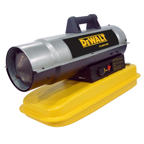 DEWALT Forced Air Heater | DXH75KT | 75K BTU/hr | Kerosene/Diesel