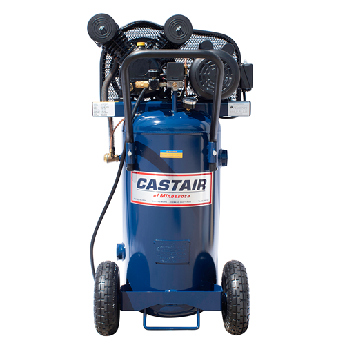 CASTAIR Compressor | Garage Series | 20 Gal. vertical portable | 2HP - 1 phase 115V