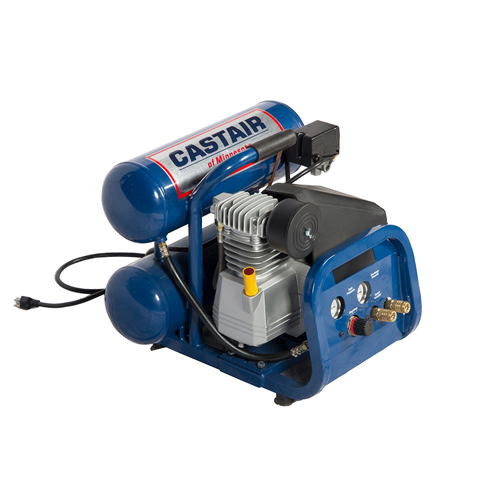 CASTAIR Compressor |Contractor Series | 4 Gal. | 1.5HP - 115V portable | 4.6 cfm @100PSI