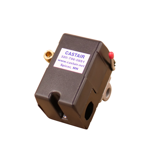 CASTAIR | Universal 2-stage pressure switch | 4-port (1/4"npt)  145-175psi