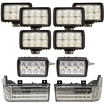 Complete Ford-New Holland 70 Genesis Series LED Light Kit