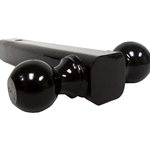 Ultra-Tow 2" Double Ball Solid Tube Mount - Class 4 & Black