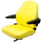 Yellow Vinyl with Armrests