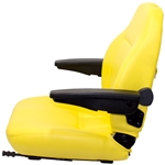 Yellow Vinyl with Armrests