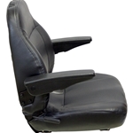 Black Vinyl with Armrests