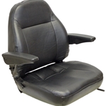 Black Vinyl with Armrests