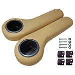 Red Hawk | RHOX Arm Rest with Cup Holder Set