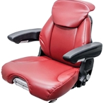 Red Leatherette Vinyl