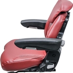 Red Leatherette Vinyl