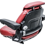 Red Leatherette Vinyl