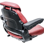 Red Leatherette Vinyl