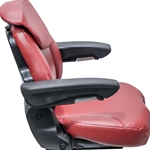 Red Leatherette Vinyl