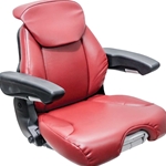 Red Leatherette Vinyl