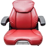 Red Leatherette Vinyl
