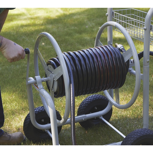 Strongway Garden Hose Reel Cart - Holds 400ft of 5/8in Hose