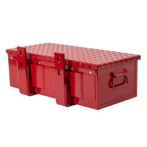 KM #30 Toolbox - Red | Tractor & Truck Top Mount Boxes