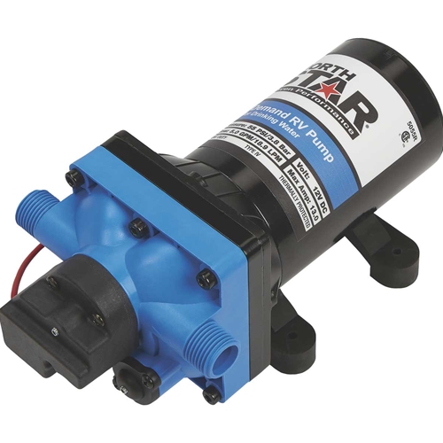 NorthStar 12-Volt On-Demand RV Potable Water Pump - 5 GPM & 1/2in NPS-M Ports