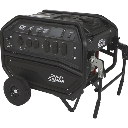 NorthStar c8000s Commercial-Grade Portable Generator - Electric Start, 8000 Surge Watts & 6600 Rated Watts