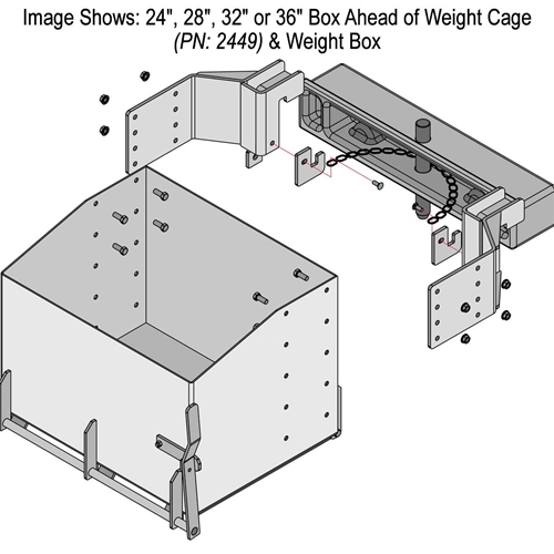 John Deere 8000T-8010T Series Standard Weight Boxes