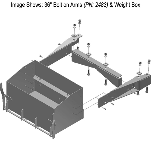 Case IH Steiger 350-500 (Rowtrac) Series Standard Weight Box