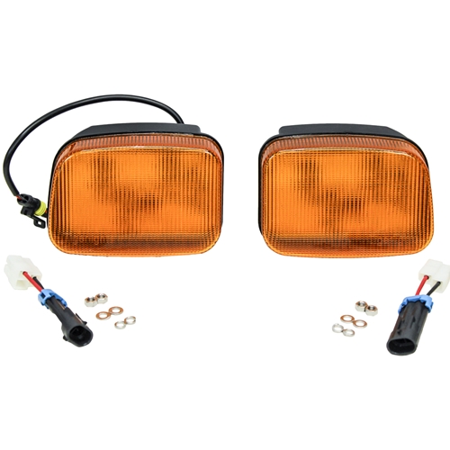 Case IH 95-5200 LED Amber Cab Corner Light Kit | TL7010L & TL7010R 