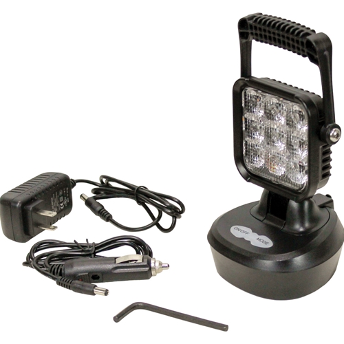 KM LED Rechargeable Flashing Amber Work Light