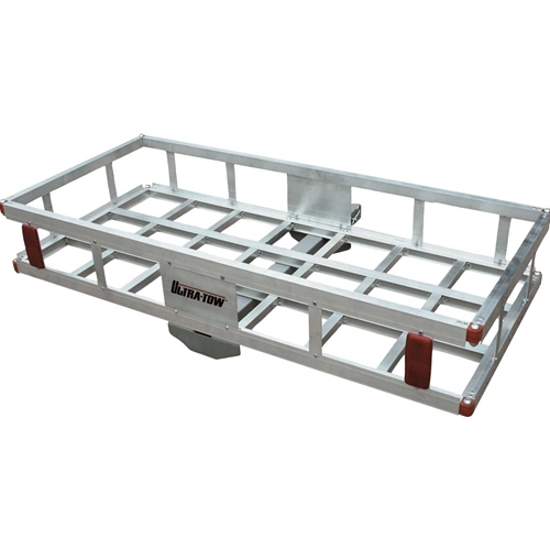 Ultra-Tow 500 Lb Aluminum Hitch Cargo Carrier - Silver & 49in x 22.5in x 8in