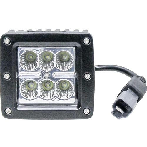 KM LED 3.23" x 2.95" Light - Flood Beam