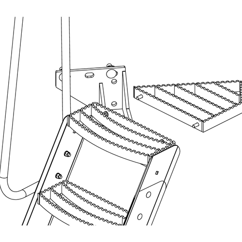 John Deere Regular Series Safety Extend-A-Step | Tractorseats.com