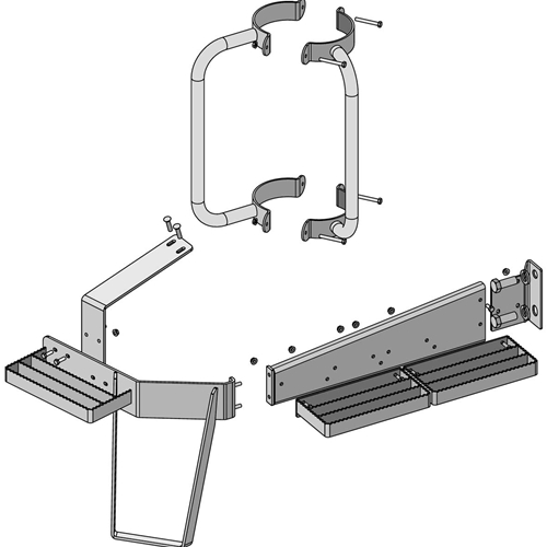 John Deere 8000R Series Window Step & Handrail