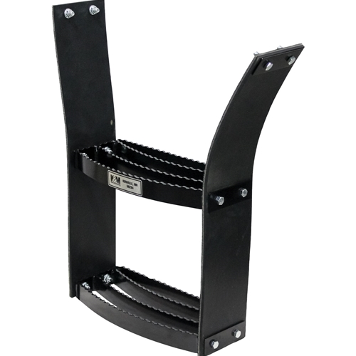 KM Universal 2-Step Bolt-On Flex Step - Black