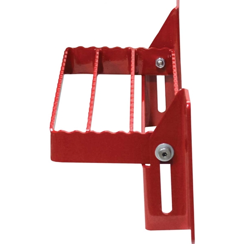 KM Flip-Up Step - Red | Universal & Easy Install | Tractorseats.com