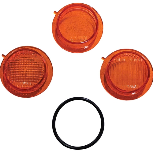 2" Mojave Amber Lens Pack + O-Ring for ATV + UTV Racing Light - TLM2-ALP