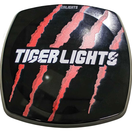 8" Mojave Black Tiger Lights Lens Cover for ATV + UTV Racing Light - TLM8-LC